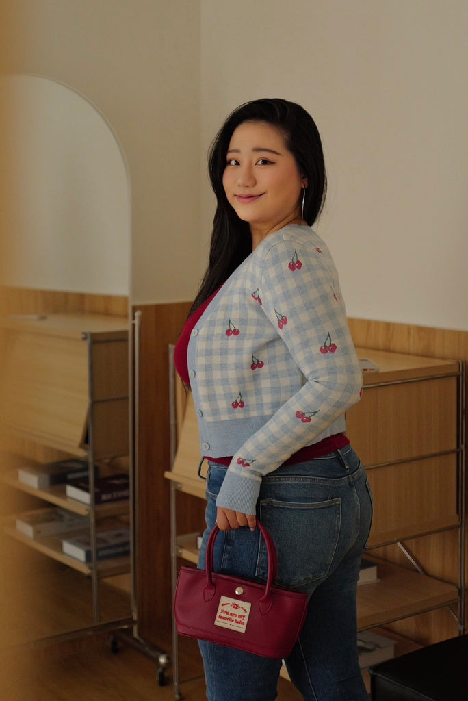 Valentine's Day Cherry Blossom Cardigan