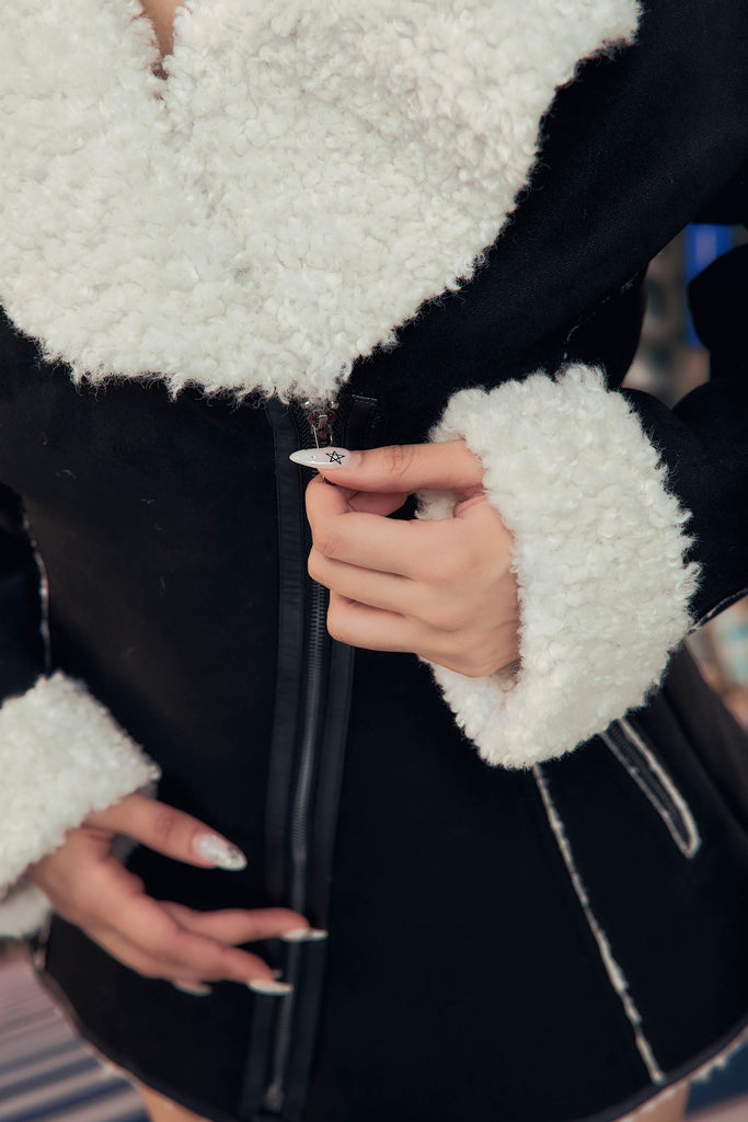 Midori x BisouBisou Street Doll Shearling Coat