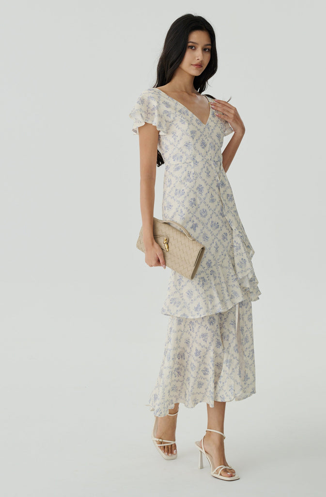 A love letter dress in floral