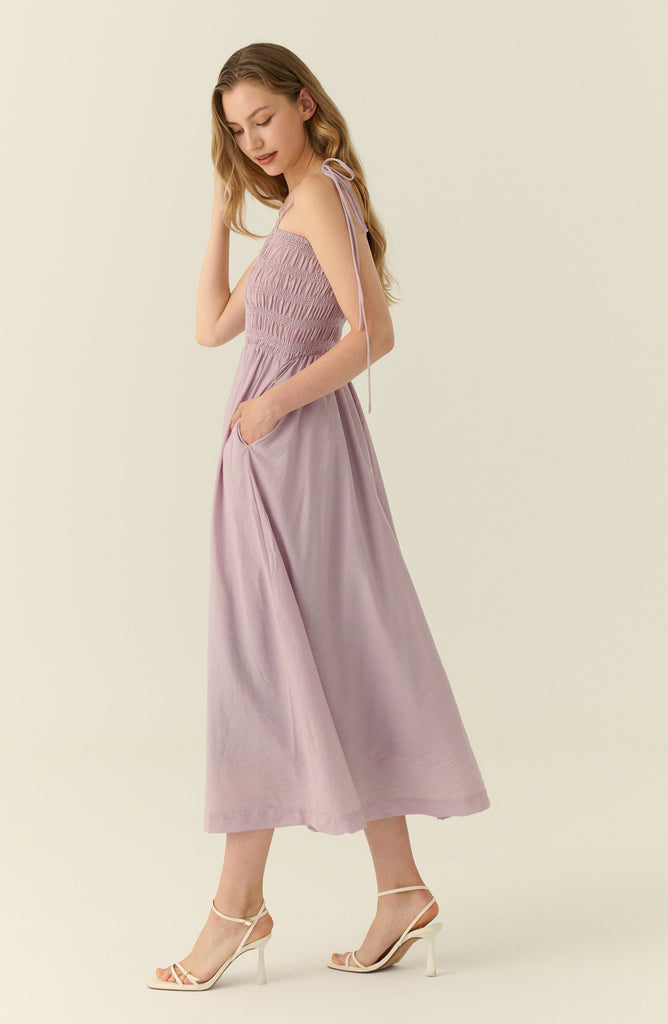 Haru elastic maxi dress