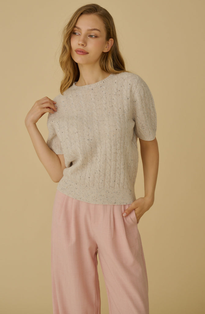 Parisian breeze cable knit