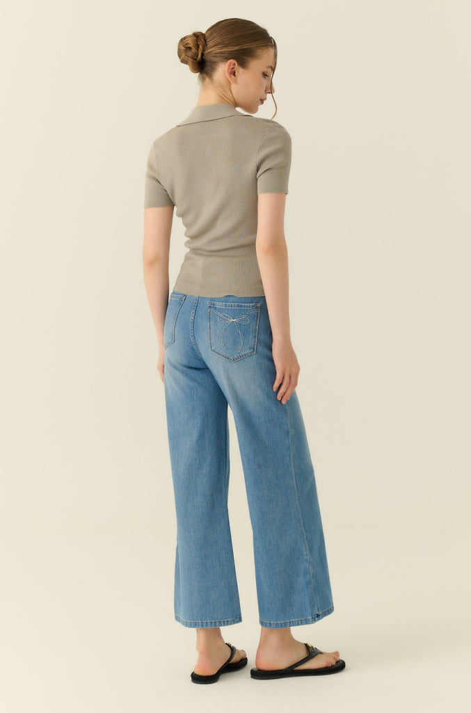 Breathable knit top