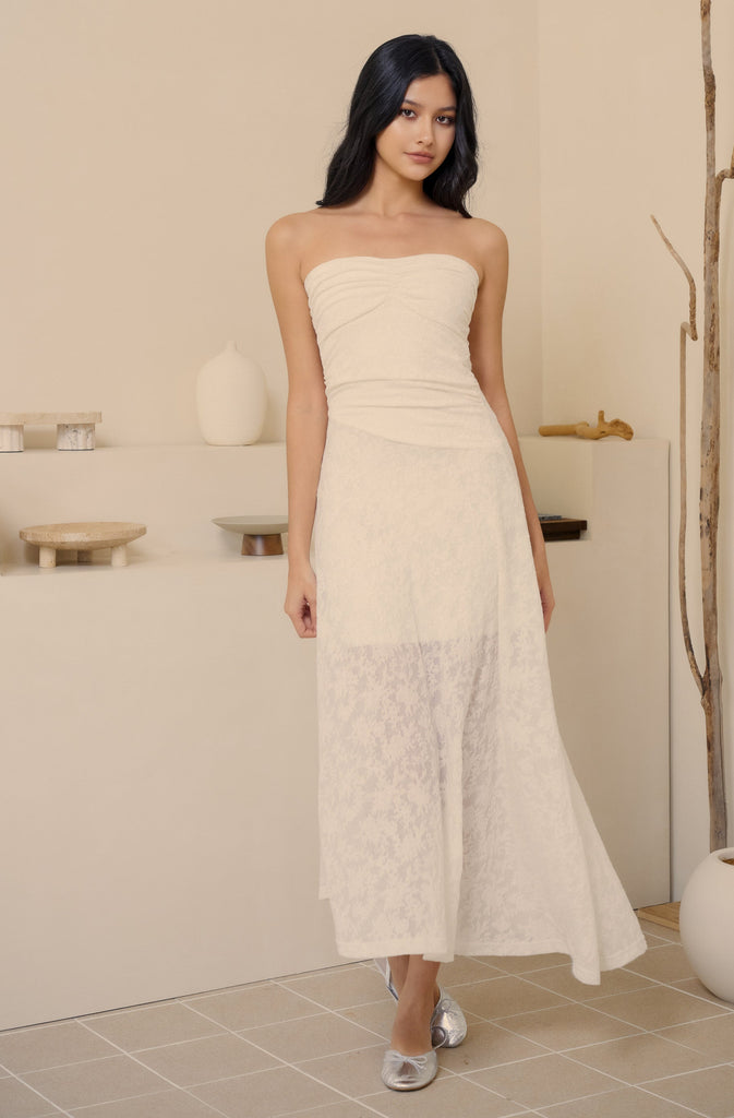 French garden lace dress