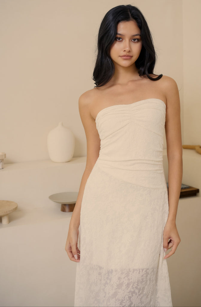 French garden lace dress