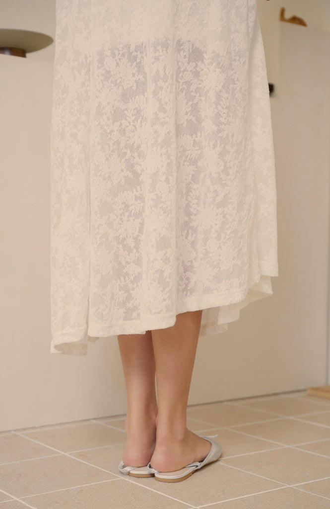 French garden lace dress