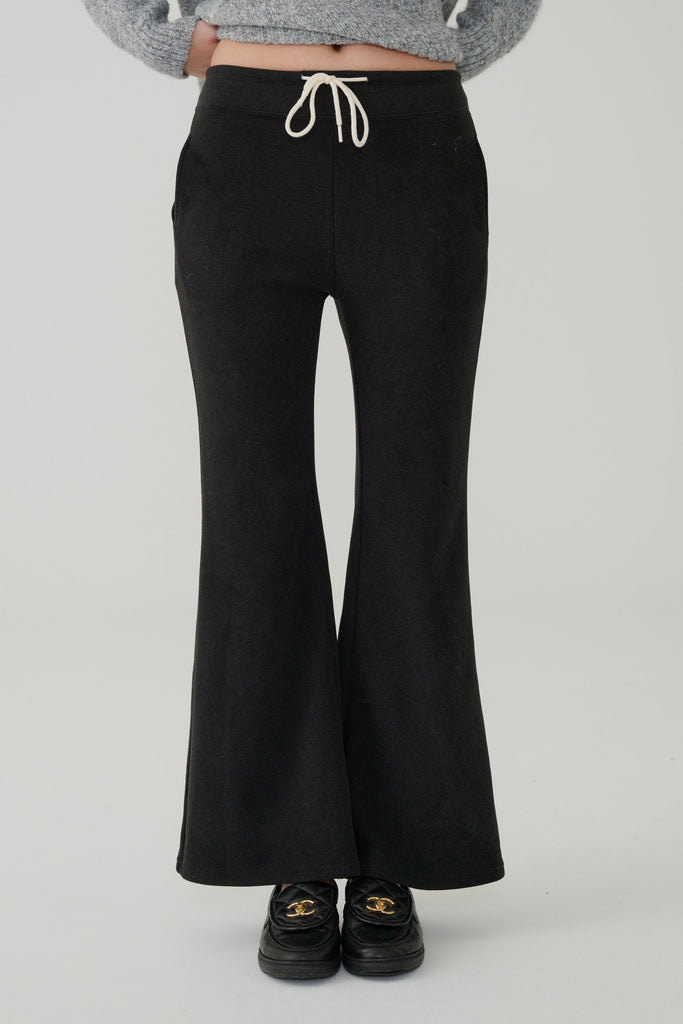 Wool blend flared pants in Black/Beige/Green/Grey/Navy
