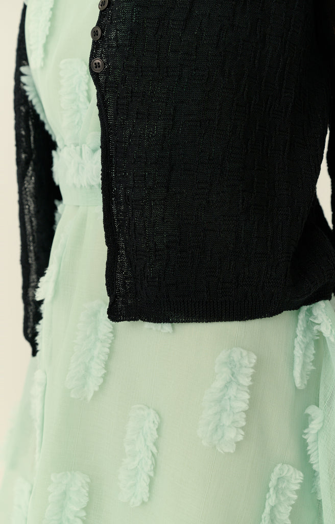 Whisper veil knit cardigan