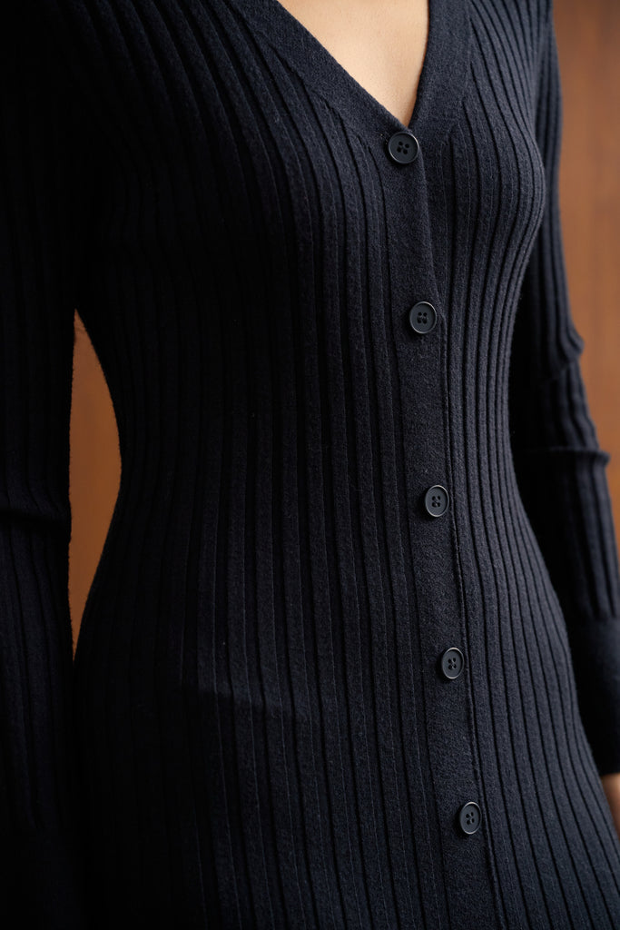 Midnight in tokyo knitted dress