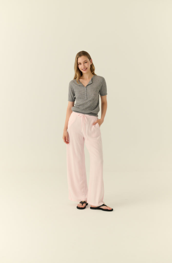 Soft rib knit top