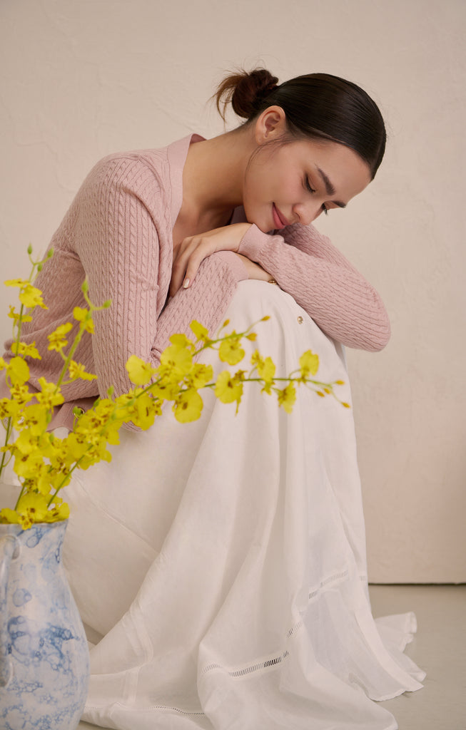 Take me on a date maxi dress in white