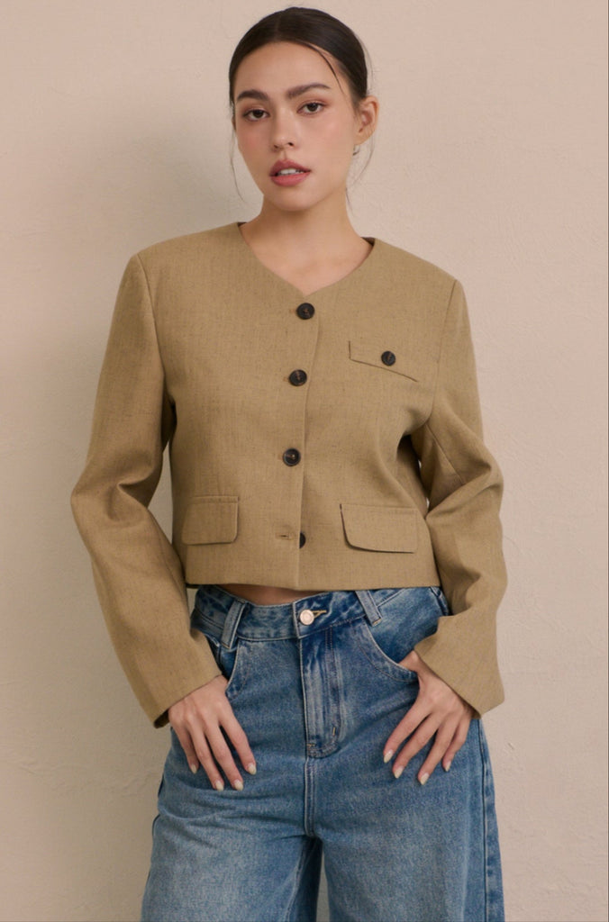 My type of jacket in Khaki/Navy