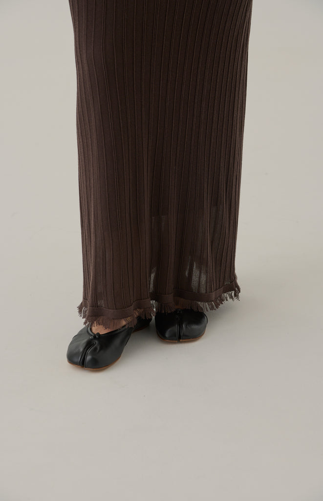 Elegant woman knit skirt