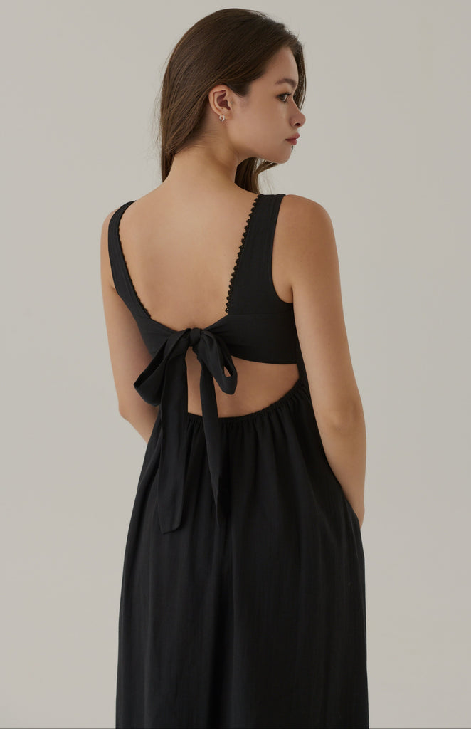 Sherri corset dress in black