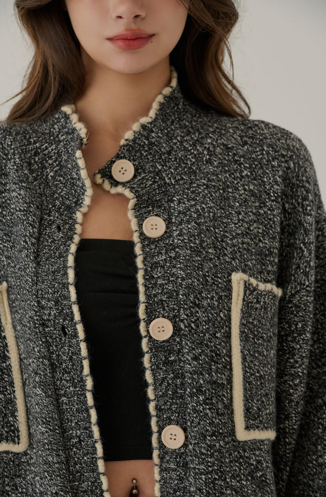 Snowfall kint cardigan