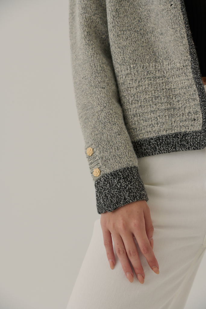 Smart casual knit jacket