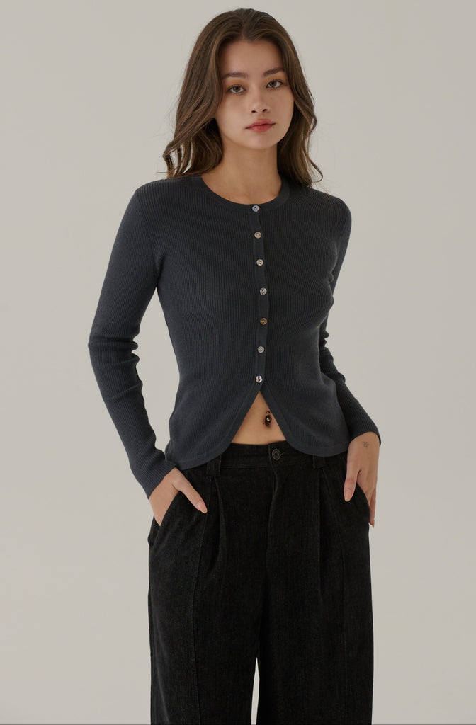 Eyes candy cardigan in grey