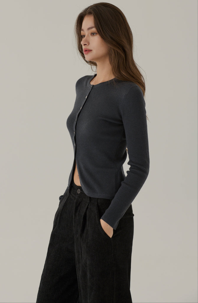 Eyes candy cardigan in grey