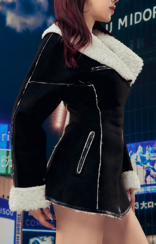 Midori x BisouBisou Street Doll Shearling Coat