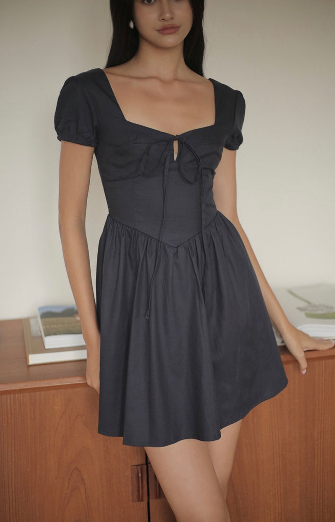 Under the Tuscan sun dress in navy