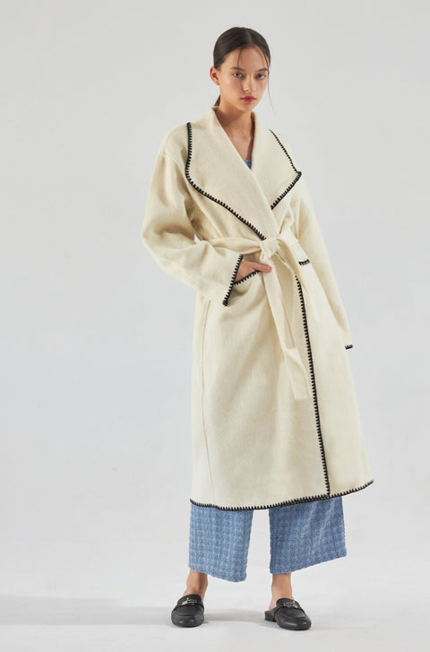 Rue Saint Honore wool coat