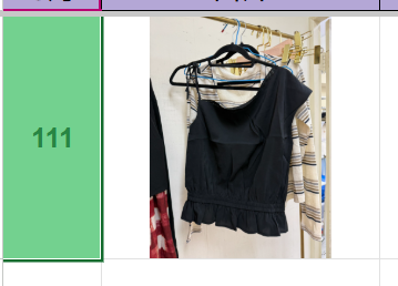 One-shoulder mini lace top in Black