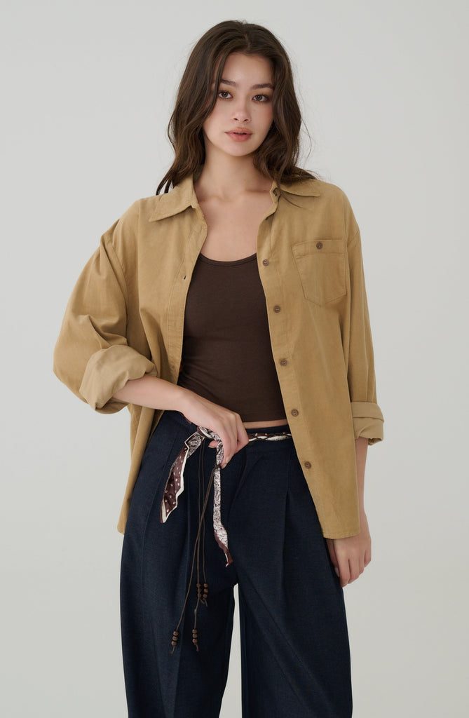 Warm Terre Linen Shirt