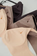 Invisible supportive bra in cocoa