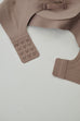 Invisible supportive bra in cocoa
