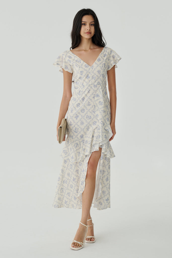 A love letter dress in floral