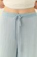 Coastal breeze linen pants in blue
