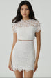 Dream land two ways lace dress in white
