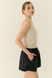 Golden hour knit top in beige