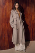 Mori style trench coat in strip