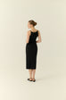 Café de minuit midi dress in black
