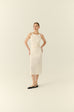 Café de minuit midi dress in white