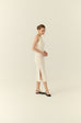 Café de minuit midi dress in white