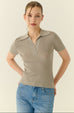 Breathable knit top