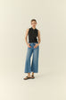 Golden hour knit top in black