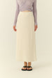 Sandy’s fav cooling knit skirt in white