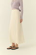 Sandy’s fav cooling knit skirt in white
