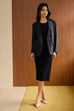 Runner up blazer in black
