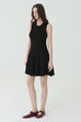 Soft drape knit dress