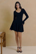 Soft and sweet long sleeve knit dress