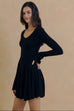 Soft and sweet long sleeve knit dress