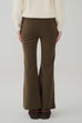 Wool blend flared pants in Black/Beige/Green/Grey/Navy