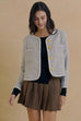 Cloud blue tweed jacket