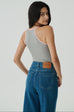Sporty and chic bra top in grey