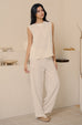 Confidence in you linen set in white
