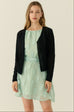 Whisper veil knit cardigan