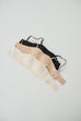 Two ways seamless bandeau bra in black
